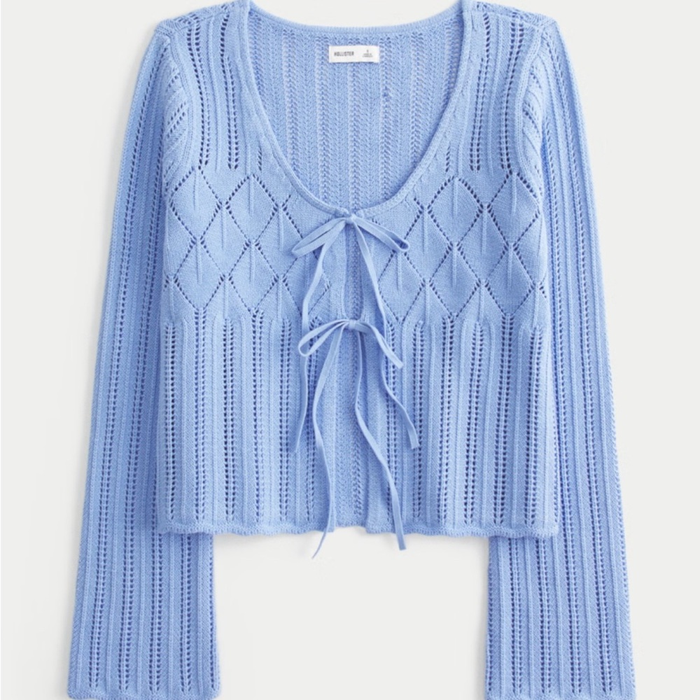 Hollister Light Blue Knit Sweater
